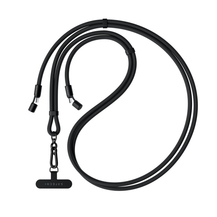 Кабел с връзка за носене Satechi OntheGo Crossbody Lanyard, черен - ST-LOTGLK - 14