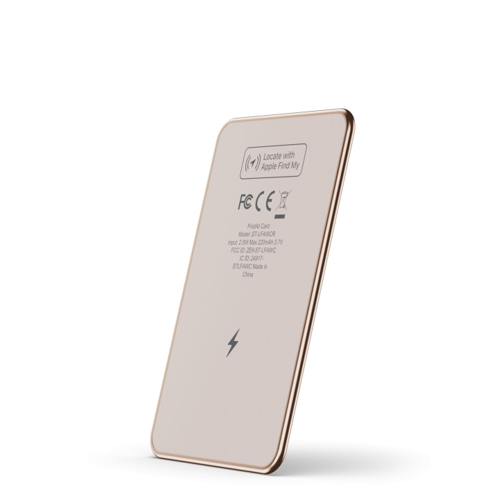 Тракер Satechi FindAll Card, Find My, безжичен, Desert Rose - ST-LFAWCR - 2