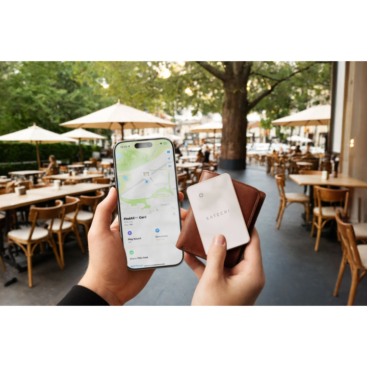 Тракер Satechi FindAll Card, Find My, безжичен, Desert Rose - ST-LFAWCR - 5