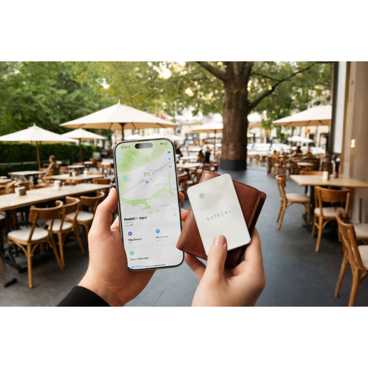 Тракер Satechi FindAll Card, Sand, Apple Find My, безжичен - ST-LFAWCW - 3