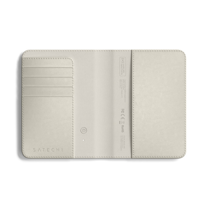 Калъф за паспорт Satechi FindAll, веган кожа, Sand - ST-VPCW - 9