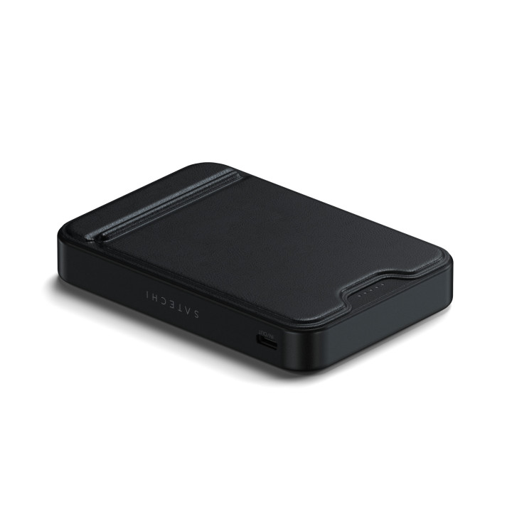 Външна батерия Satechi Qi2 Magnetic with Stand, 10000mAh, магнитна безжична зареждане Qi2, със стойка, черна - ST-B10Q2SK - 11