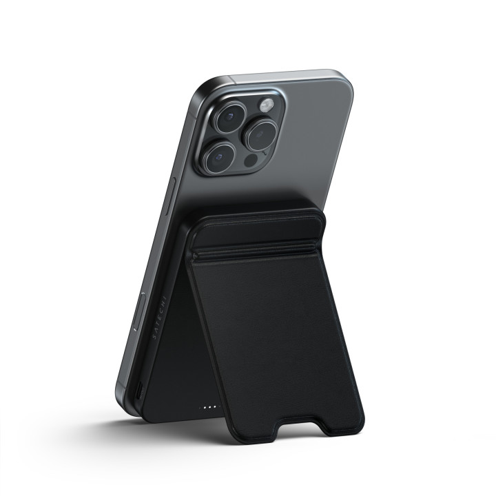Външна батерия Satechi Qi2 Magnetic със стойка, 5000mAh, безжично зареждане, черна - ST-B5Q2SK - 8