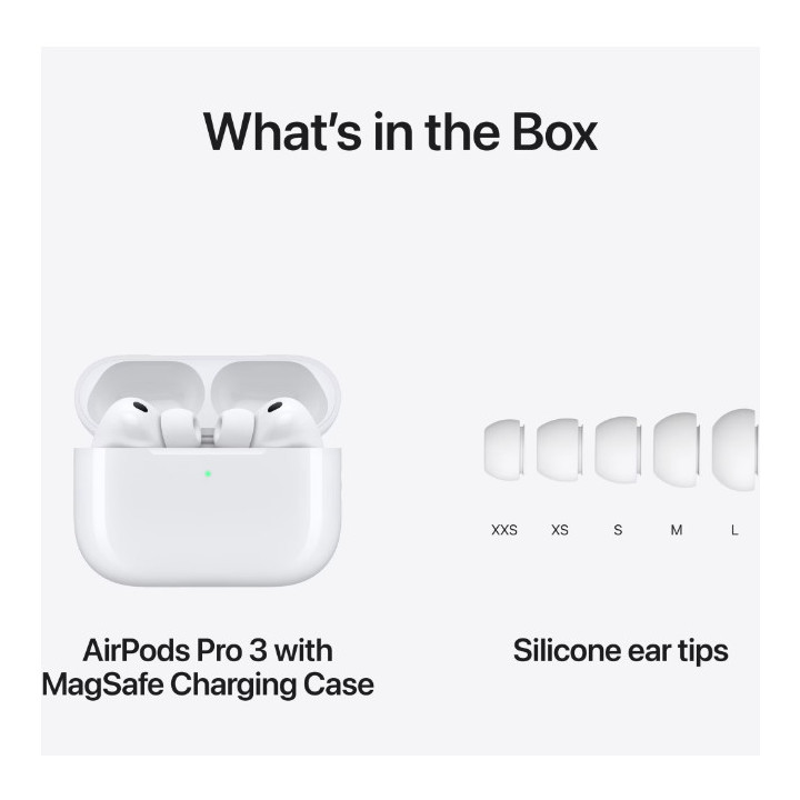 Безжични слушалки Apple AirPods Pro 3, MagSafe калъф, USB-C - mfhp4zm/a - 7