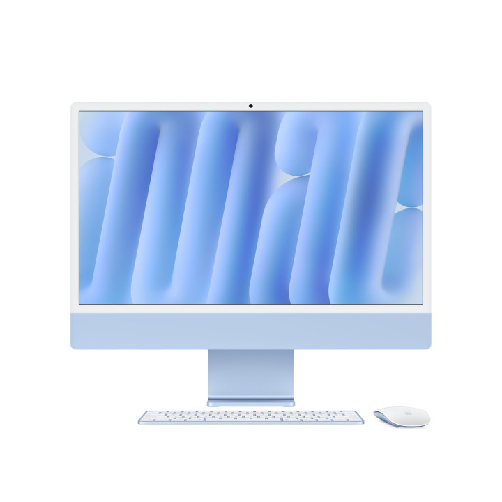 Компютър Apple iMac 24, 24" 4.5K Retina, Apple M1 8-core CPU, 8-core GPU, 16GB, 256GB SSD, macOS Big Sur - MWV13ZE/A - 3