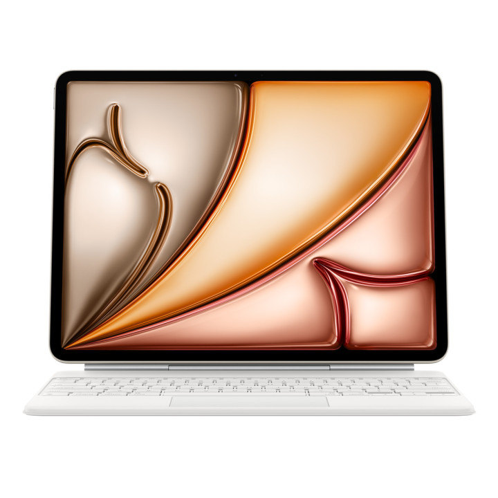 Клавиатура Apple Magic Keyboard за iPad Air 13" (M4/M3), US English, бяла - mdfw4lb/a - 3