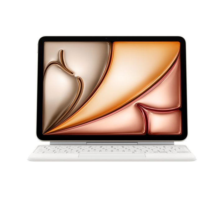 Калъф с клавиатура Apple Magic Keyboard за iPad Air 11" (M4/M3), International English, бял - mdfv4z/a - 2