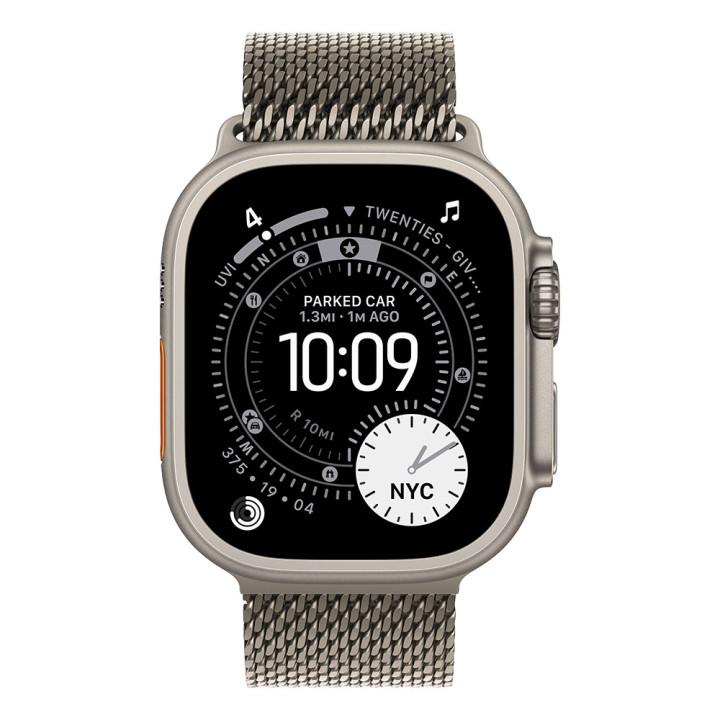 Смарт часовник Apple Watch Ultra 3, 49mm Natural Titanium, Cellular, Natural Titanium Milanese Loop - Small - MEWW4QC/A - 3