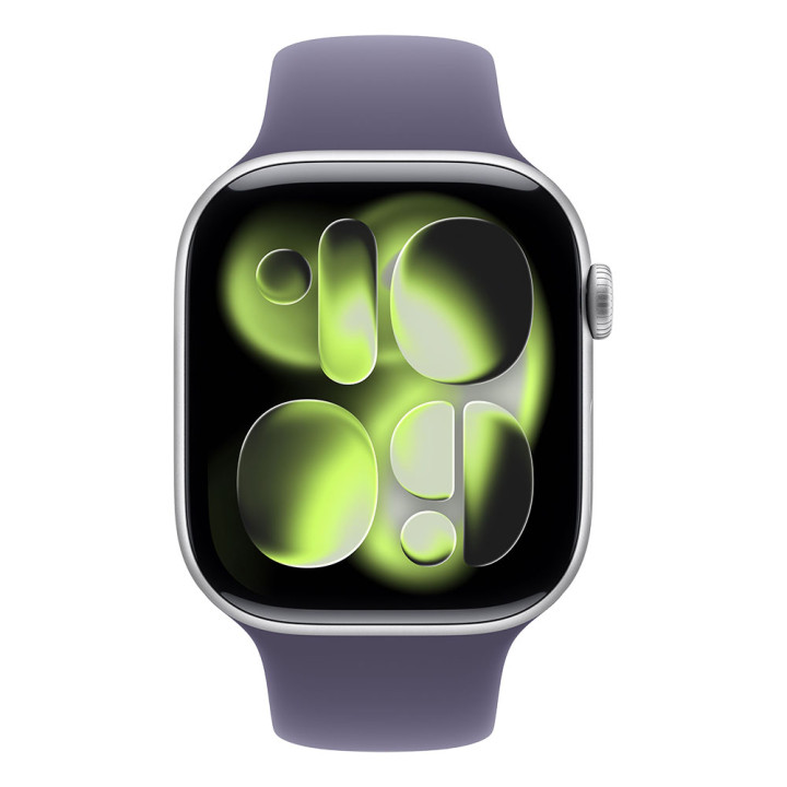 Смарт часовник Apple Watch Series 11 Cellular, 46mm, Silver Aluminium Case, Purple Fog Sport Band M/L - MFCR4MP/A - 3