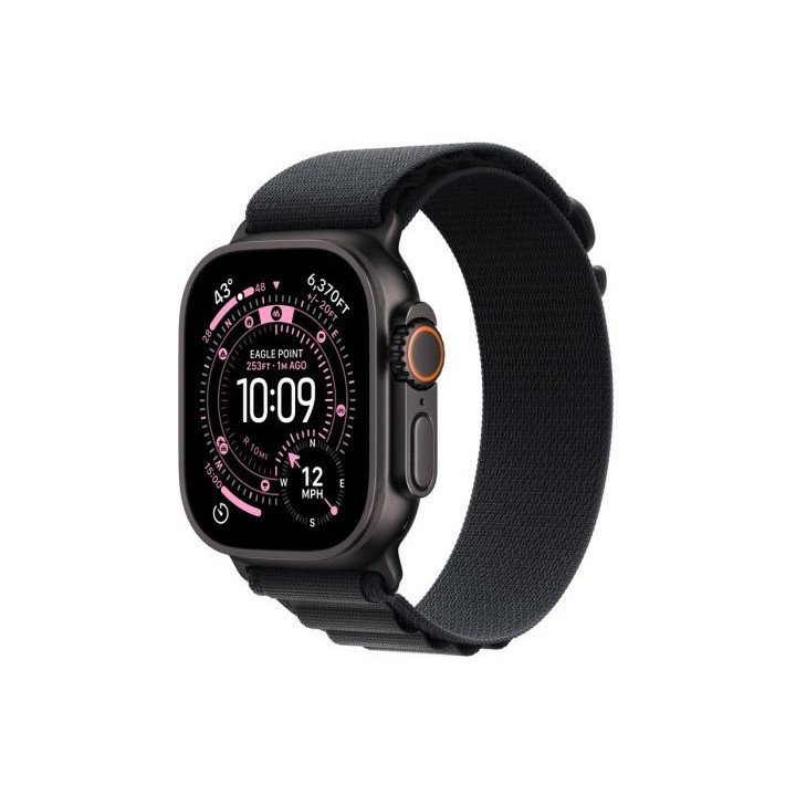 Смарт часовник Apple Watch Ultra 3 Cellular, 49mm Black Titanium Case, Black Alpine Loop Large - mf0x4qc/a - 1