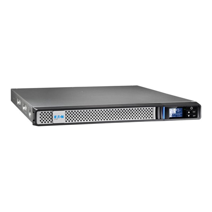 Токозахранващо устройство Eaton 5P Gen2, 650VA/520W, Line-interactive, Rack 1U, 4 x IEC C13, LCD дисплей, USB/RS-232 - 5P650IRG2