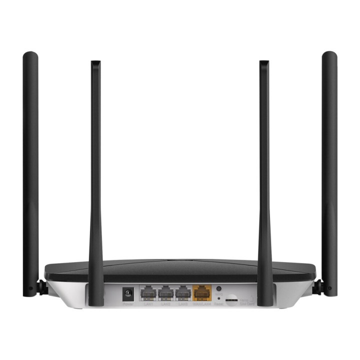 Безжичен рутер Mercusys MB115-4G, Fast Ethernet, Single-band 2.4 GHz, Черен - MB115-4G - 2