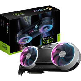 Видео карта Gigabyte AORUS GeForce RTX 5080 Infinity, 16GB GDDR7 256-bit, 3x DisplayPort 2.1b, HDMI 2.1b - GV-N5080AORUS IF-16GD