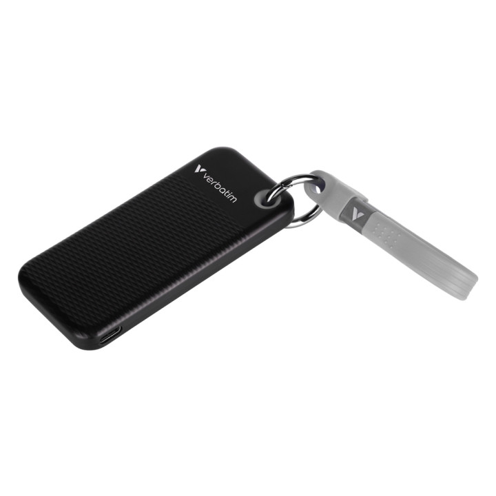 Външен SSD диск Verbatim Pocket, 2TB USB 3.2 Gen 2 1000MB/s Black/Grey - 32194 - 3