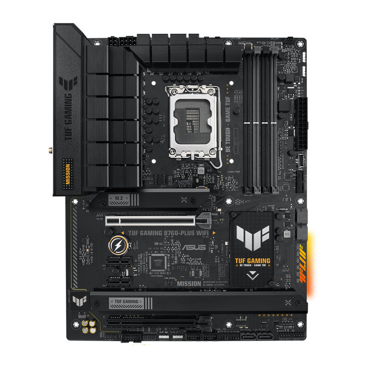 Дънна платка Asus TUF GAMING B760-PLUS WIFI DDR5, LGA 1700 ATX, 4x DDR5, PCIe 5.0, WiFi 6, Aura Sync RGB