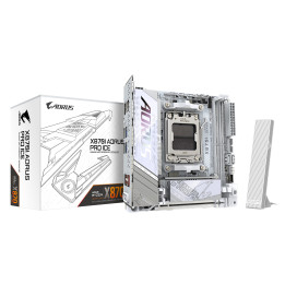 Дънна платка GIGABYTE X870I AORUS PRO ICE WIFI 7, Socket AM5, AMD X870, DDR5, Wi-Fi 7, Mini ITX - 1