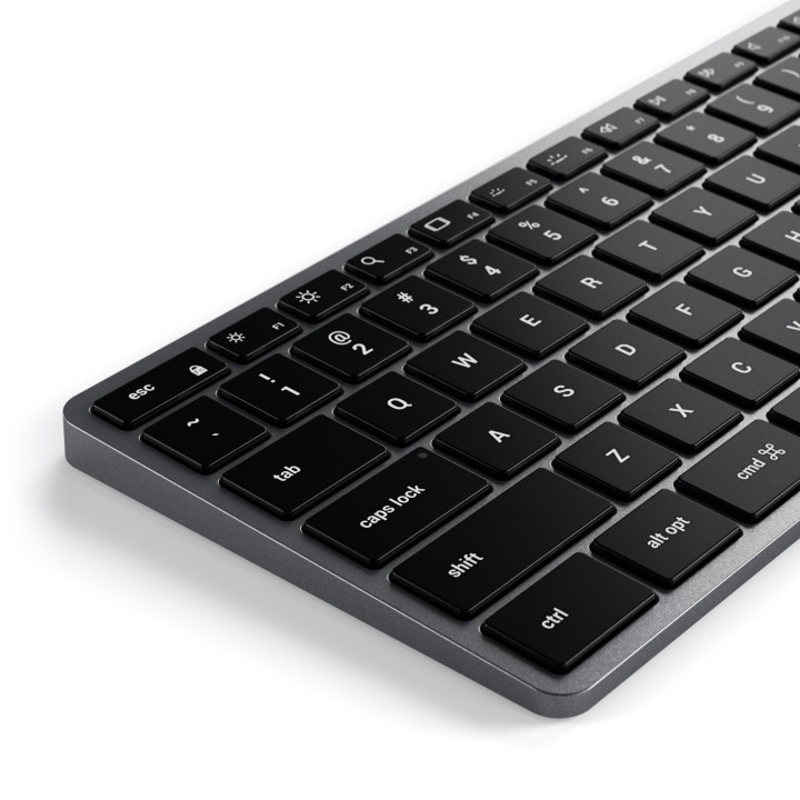Bluetooth безжична клавиатура Satechi Slim X3, с подсветка, чешка подредба (CZ), Space Grey - ST-BTSX3M-CZ - 10