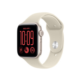 Смарт часовник Apple Watch SE 3 Cellular, 40mm, Starlight Aluminium, Sand Sport Band M/L - MJLE4MP/A - 1