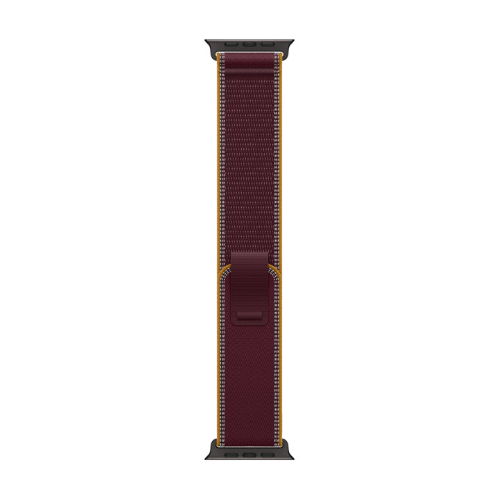 Смарт часовник Apple Watch Ultra 4, Cellular, 49mm, Black Titanium, Burgundy Trail Loop M/L - mjc44qh/a - 2
