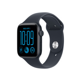 Смарт часовник Apple Watch SE3 v2, GPS, 40mm, Midnight алуминий, Navy Blue Sport Band S/M - mjky4mp/a - 1