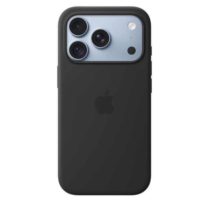 Силиконов калъф Apple Silicone Case with MagSafe за iPhone 18 Pro, черен - MK8Y4ZM/A - 2