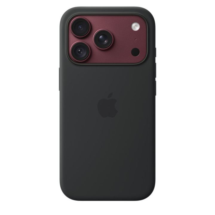 Силиконов калъф Apple Silicone Case with MagSafe за iPhone 18 Pro, черен - MK8Y4ZM/A - 3