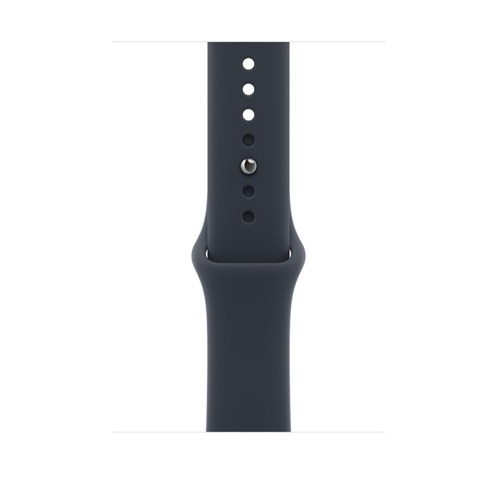 Смарт часовник Apple Watch SE3 v2 GPS, 44mm, Midnight алуминиев корпус, Navy Blue Sport Band S/M - MJL74MP/A - 2