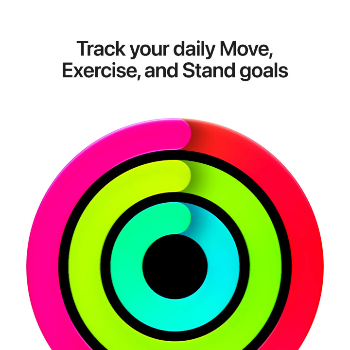 Смарт часовник Apple Watch SE3 v2 GPS, 44mm, Midnight алуминиев корпус, Navy Blue Sport Band S/M - MJL74MP/A - 5