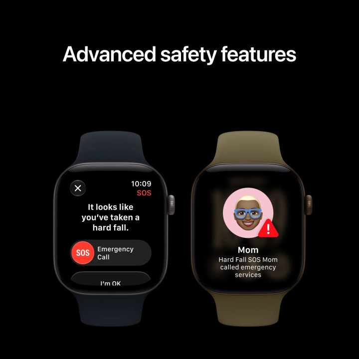 Смарт часовник Apple Watch S12, GPS, 42mm, Black Aluminium Case, Black Sport Band S/M - mjea4mp/a - 7