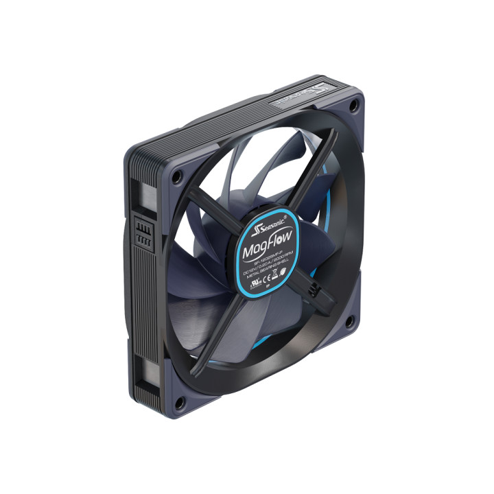 Комплект вентилатори Seasonic MagFlow 1225 PWM Fan - 120mm, Triple Kit - 1YFNDF1RT3A10W