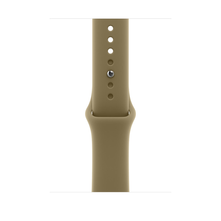 Смарт часовник Apple Watch S12, Cellular, 42mm, Dark Bronze алуминиев корпус, Olive Sport Band S/M - MJG44MP/A - 3