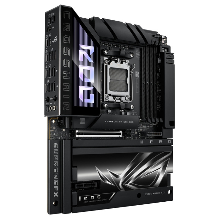Дънна платка ASUS ROG Crosshair X870E Hero BTF, AMD X870E, AM5, DDR5, ATX, Wi-Fi 7 - 90MB1MX0-M0EAY0 - 3