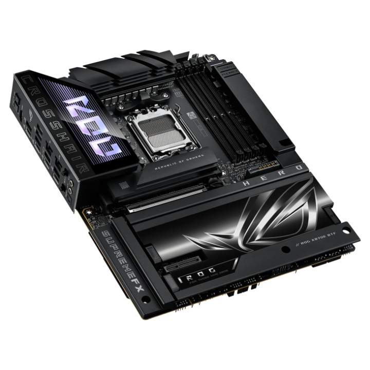 Дънна платка ASUS ROG Crosshair X870E Hero BTF, AMD X870E, AM5, DDR5, ATX, Wi-Fi 7 - 90MB1MX0-M0EAY0 - 4