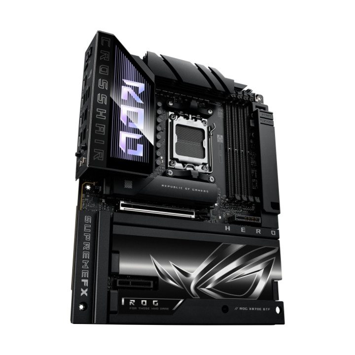 Дънна платка ASUS ROG Crosshair X870E Hero BTF, AMD X870E, AM5, DDR5, ATX, Wi-Fi 7 - 90MB1MX0-M0EAY0 - 5