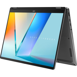 Лаптоп ASUS Vivobook 14 Flip TP3407SA-SG178W, 14" WUXGA OLED Touch, Core Ultra 7 256V, 16GB, 512GB SSD, Win 11 Home - 90NB14Y1-M