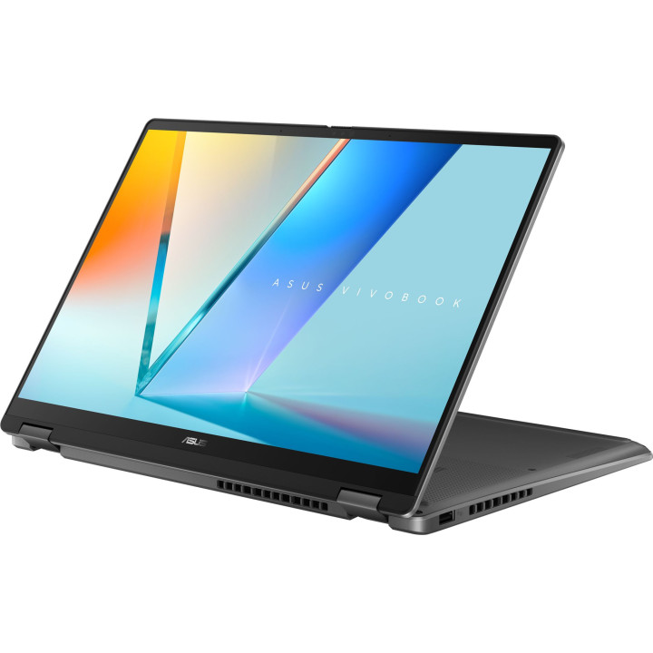 Лаптоп ASUS Vivobook 14 Flip TP3407SA-SG178W, 14" WUXGA OLED Touch, Core Ultra 7 256V, 16GB, 512GB SSD, Win 11 Home - 90NB14Y1-M