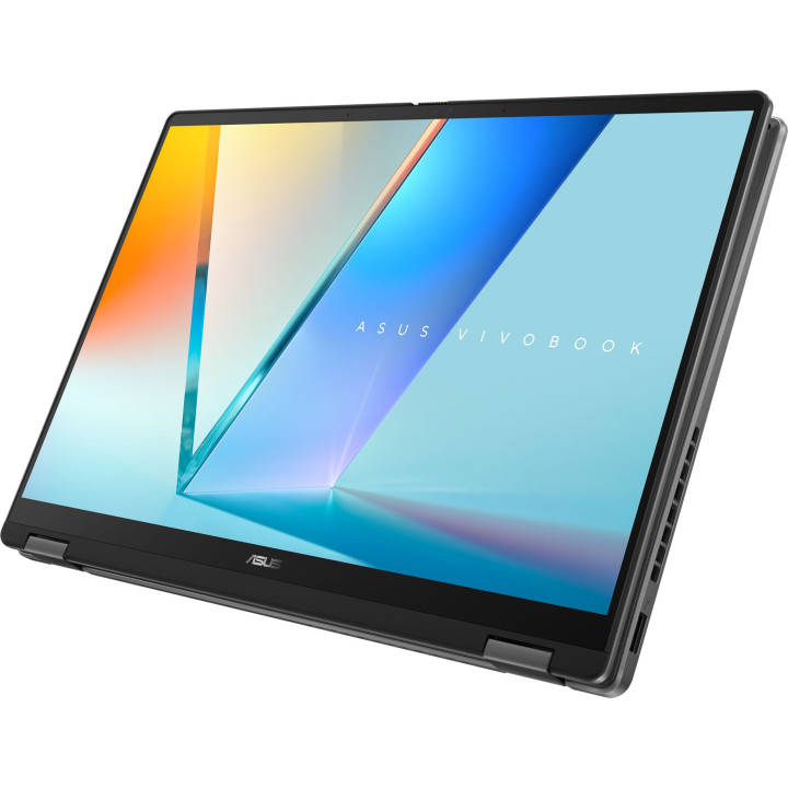 Лаптоп ASUS Vivobook 14 Flip TP3407SA-SG178W, 14" WUXGA OLED Touch, Core Ultra 7 256V, 16GB, 512GB SSD, Win 11 Home - 90NB14Y1-M
