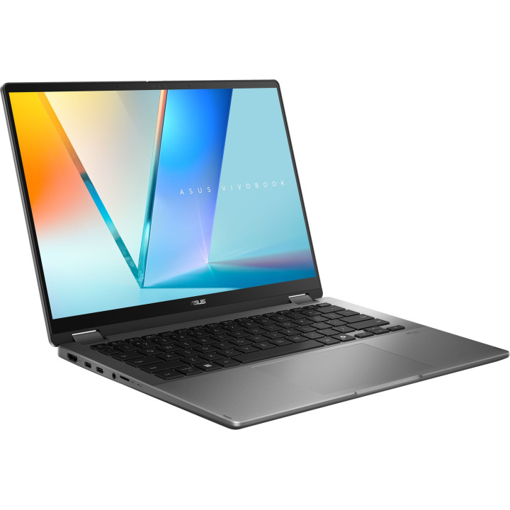 Лаптоп ASUS Vivobook 14 Flip TP3407SA-SG178W, 14" WUXGA OLED Touch, Core Ultra 7 256V, 16GB, 512GB SSD, Win 11 Home - 90NB14Y1-M