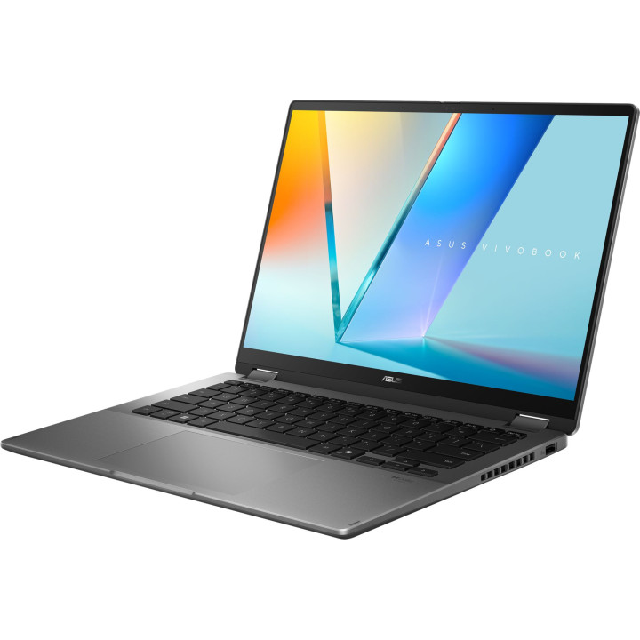 Лаптоп ASUS Vivobook 14 Flip TP3407SA-SG178W, 14" WUXGA OLED Touch, Core Ultra 7 256V, 16GB, 512GB SSD, Win 11 Home - 90NB14Y1-M