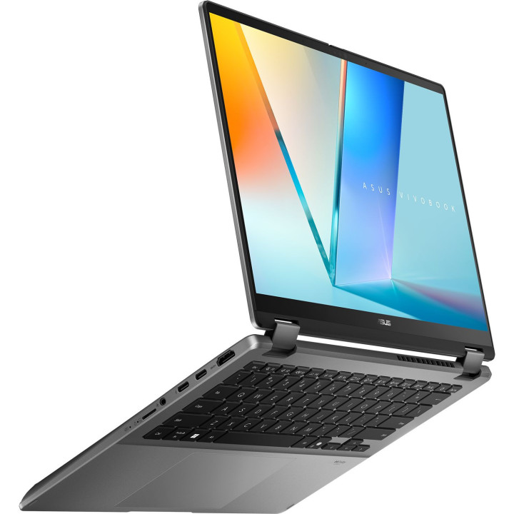 Лаптоп ASUS Vivobook 14 Flip TP3407SA-SG178W, 14" WUXGA OLED Touch, Core Ultra 7 256V, 16GB, 512GB SSD, Win 11 Home - 90NB14Y1-M