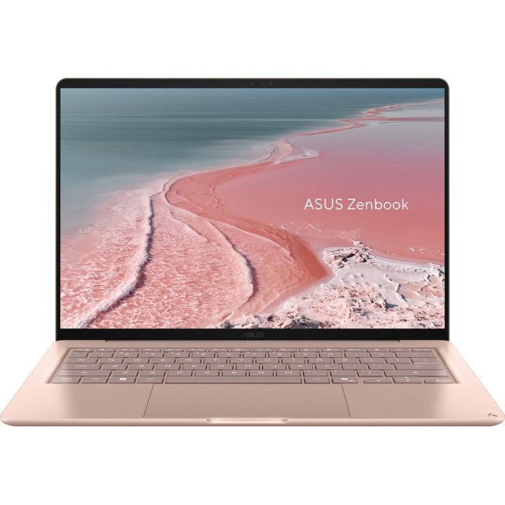 Лаптоп ASUS Zenbook 14 UX3480QA, 14" WUXGA OLED, Snapdragon X1-26, 16GB, 256GB SSD, Win 11 Home - 90NB19K2-M008N0 - 2