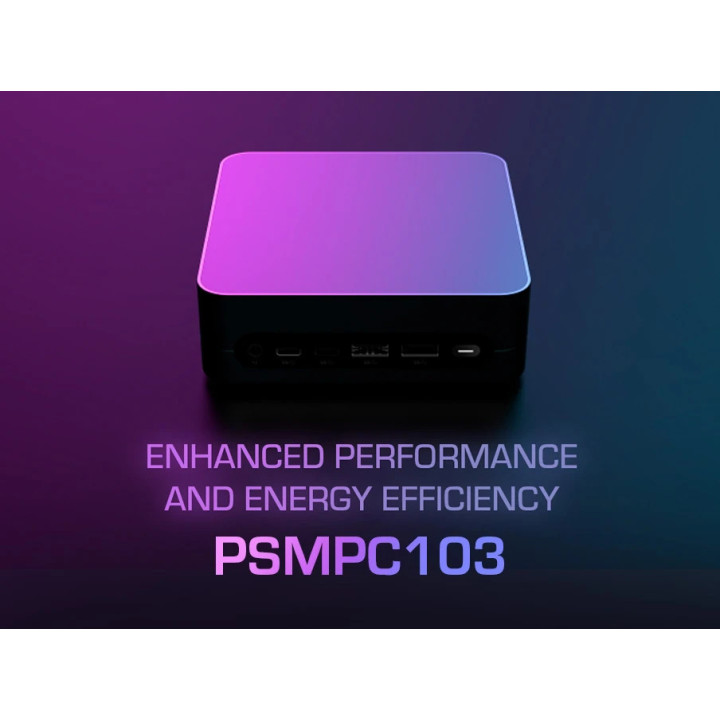 Мини компютър Prestigio Solutions PSMPC103, Intel Core i3-1215U, 16GB DDR4 3200MHz, 256GB NVMe SSD, Wi-Fi 6 - PSMPC103_16256GB -