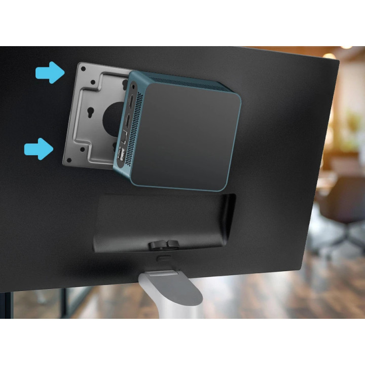 Мини компютър Prestigio Solutions PSMPC103, Intel Core i3-1215U, 16GB DDR4 3200MHz, 256GB NVMe SSD, Wi-Fi 6 - PSMPC103_16256GB -