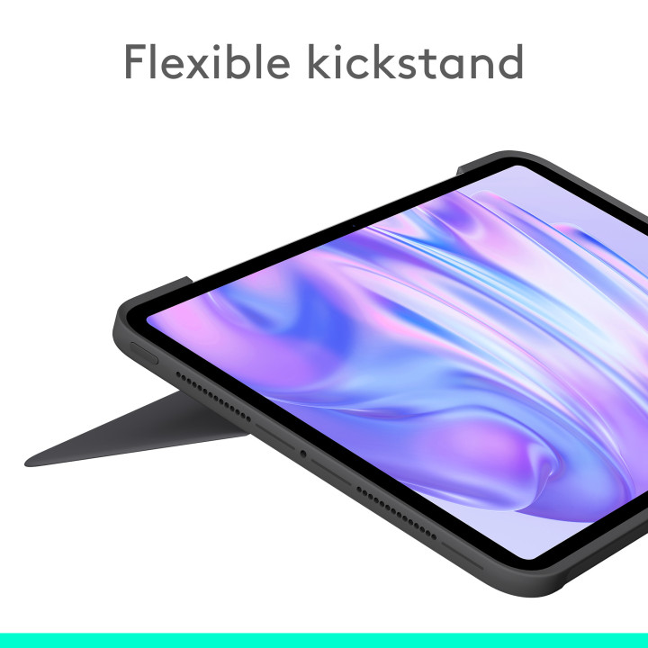 Калъф с клавиатура Logitech Combo Touch, за iPad Pro 11" (M4), Graphite, US подредба - 920-012831 - 5