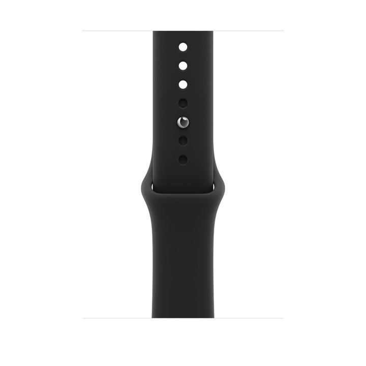 Смарт часовник Apple Watch S12 GPS, 46mm, Black Aluminium Case, Black Sport Band M/L - mjel4mp/a - 2