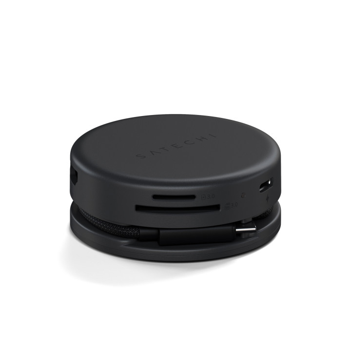 USB-C хъб Satechi OnTheGo, 7-в-1, Space Black - ST-POTG7C - 7
