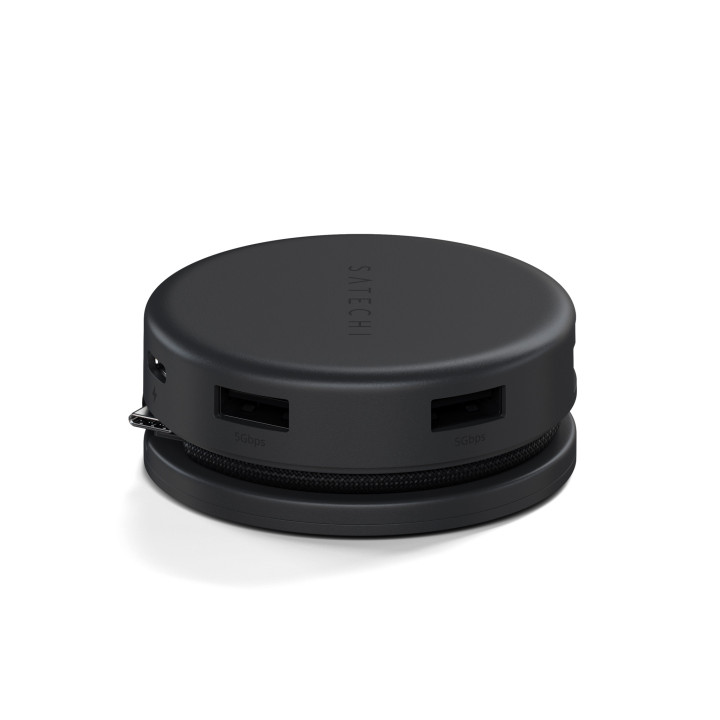 USB-C хъб Satechi OnTheGo, 7-в-1, Space Black - ST-POTG7C - 10