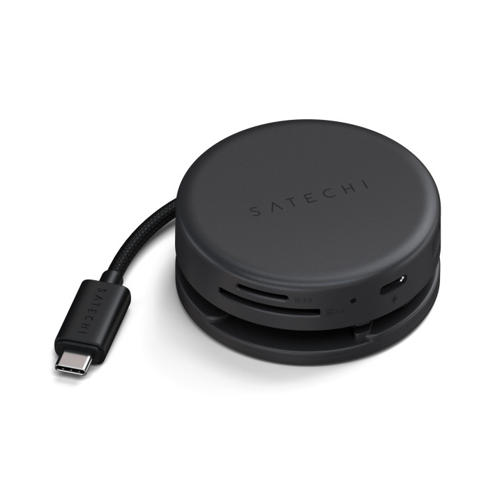 USB-C хъб Satechi OnTheGo, 7-в-1, Space Black - ST-POTG7C - 11