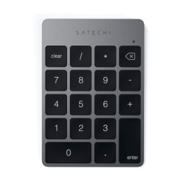 Безжична цифрова клавиатура Satechi Slim, Space Gray - ST-KSALKPM - 1