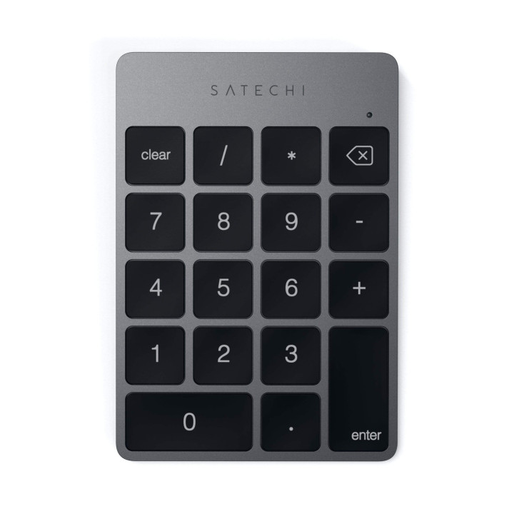 Безжична цифрова клавиатура Satechi Slim, Space Gray - ST-KSALKPM - 1